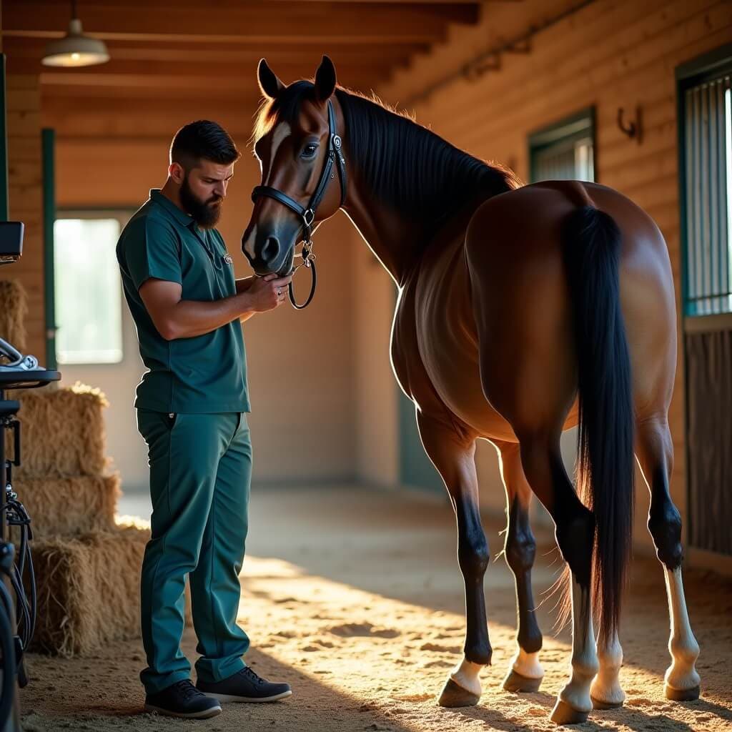 Horse health check